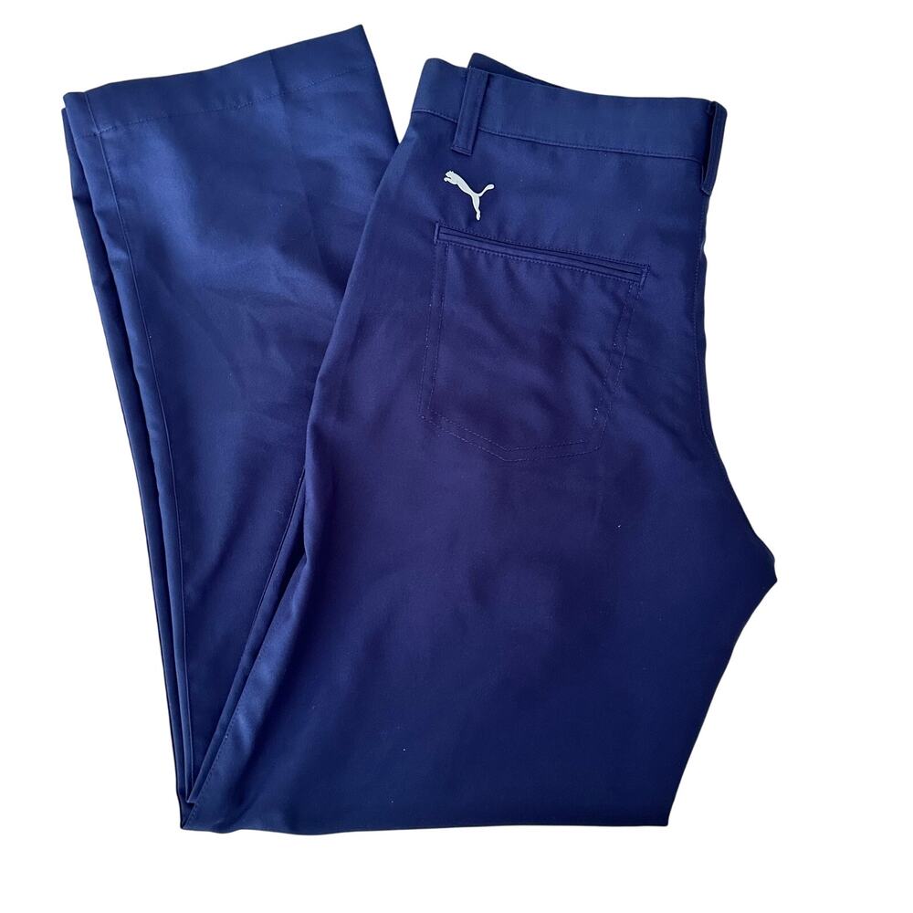 Puma Youth Golf Pants - Navy Blue - Size Large